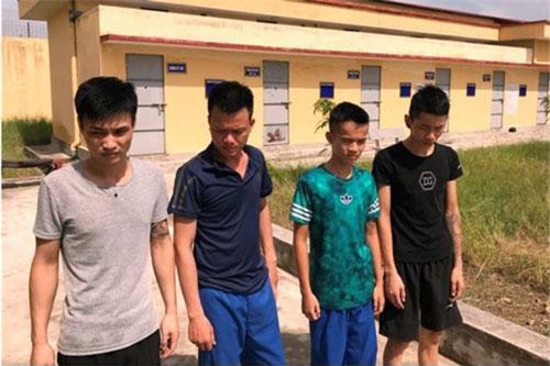 Thái Bình: 4 đối tượng truy đuổi cướp xe máy của 2 thanh niên đi đường