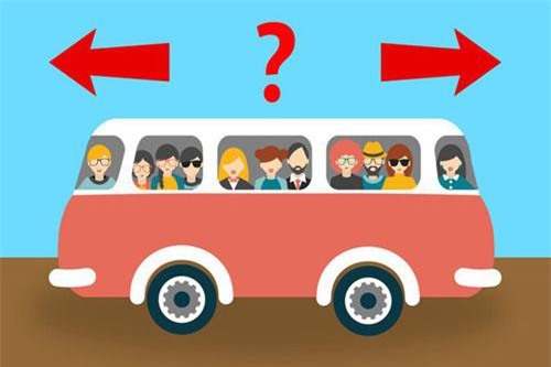 Chiếc xe buýt đang đi về hướng nào: 99% người được hỏi đều trả lời sai, còn bạn?