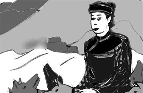 Tranh vẽ tướng Nguyễn Xí và đàn cho do ông huấn luyện. Nguồn: Báo Bình Phước. Tranh vẽ tướng Nguyễn Xí và đàn cho do ông huấn luyện. Nguồn: Báo Bình Phước.