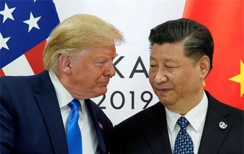 Tổng thống Trump và Chủ tịch Tập Cận Bình gặp nhau bên lề hội nghị G20 tại Nhật Bản hồi tháng 6. Ảnh: Reuters.