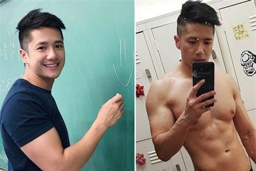 Thầy giáo trường nhà người ta sao lại đẹp trai thế này, đã vậy body còn 6 múi như tạc tượng, thầy muốn các em sống sao?