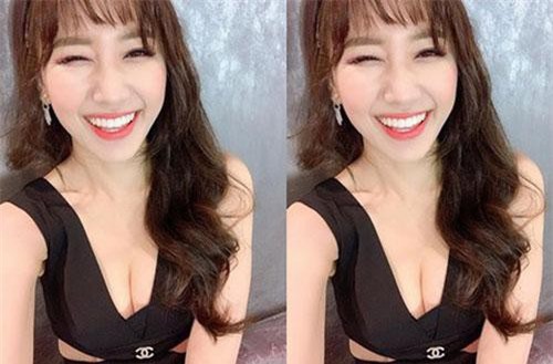 Đã không khoe thì thôi, Hari Won muốn là phải khoe vòng 1 đầy đặn và o ép "bức thở" thế này đây!