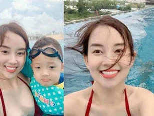 Lần đầu khoe ảnh vòng 1 lấp ló, Ly Kute khiến mọi người xuýt xoa vì nhan sắc "lão hóa ngược"