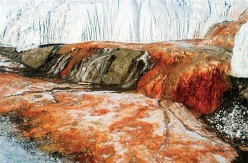 “Thác máu” từng là địa danh bí ẩn, nằm trong thung lũng khô McMurdo ở Nam Cực