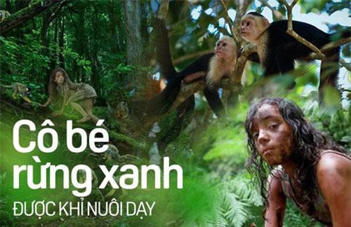 Chuyện kỳ lạ có thật về bé gái 5 tuổi được đàn khỉ nuôi dưỡng, về thế giới văn minh vẫn hành động như khỉ và cái kết không tưởng lúc cuối đời