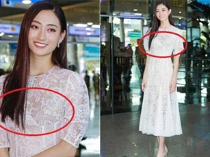 Mới đăng quang, HH Lương Thùy Linh đã diện váy dễ gây hiểu lầm nặng nhưng sự thật thì do miếng vải lót trong