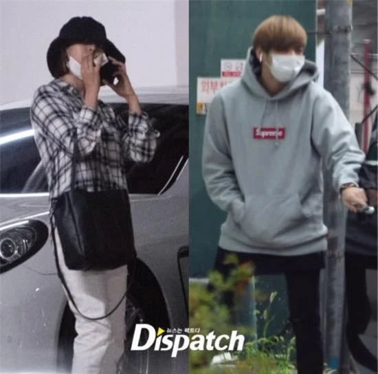 Hình ảnh Jihyo (TWICE) và Kang Daniel tới địa điểm hẹn hò được Dispatch đăng tải