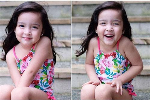 Lâu lâu mới được mẹ khoe ảnh, con gái "mỹ nhân đẹp nhất Philippines" nhận bão like, ai cũng trầm trồ vì quá dễ thương