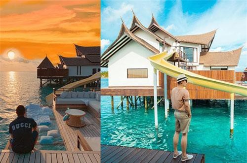 Choáng váng với độ “chơi lớn” của ông bầu Vũ Khắc Tiệp: Thuê hẳn khách sạn 150 triệu một đêm ở Maldives để... quay vlog