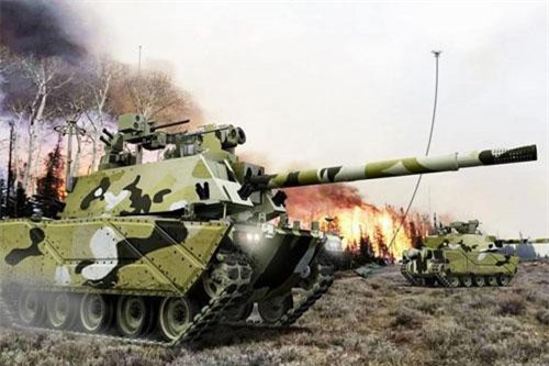 Kỳ quái xe chiến đấu bộ binh mới của Mỹ: Thân nhỏ, súng to