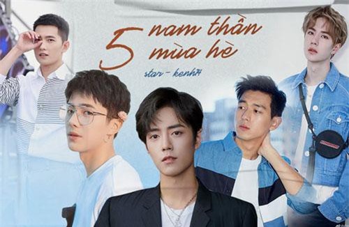 5 nam thần mùa hè gây bão Cbiz: Toàn cực phẩm người chín kẻ mười, riêng đời tư 5 chàng đều mê mệt mỹ nữ chân dài