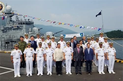 Chiếc tàu mới dành cho Hải quân Philippines sẽ được đổi tên và số hiệu thành PS 39 Conrado Yap (tên vị thuyền trưởng anh hùng người Philippines thiệt mạng trong chiến tranh Triều Tiên. Ảnh: Philippine Navy