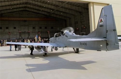 Bởi lẽ, A-29 Super Tucano là loại máy bay có khả năng chiến đấu hiếm hoi ngày nay còn sử dụng động cơ cánh quạt. Nguồn ảnh: Wikipedia