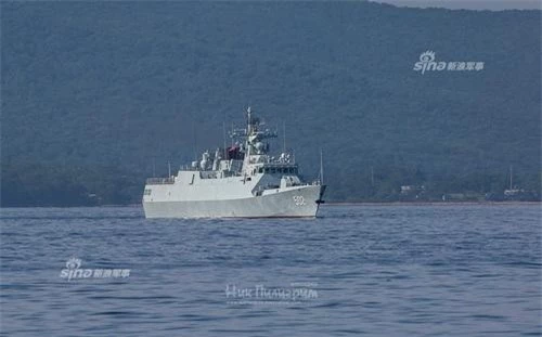 Tàu hộ vệ tàng hình chống ngầm Type 056A của Hải quân Trung Quốc. Ảnh: Sina. Tàu hộ vệ tàng hình chống ngầm Type 056A của Hải quân Trung Quốc. Ảnh: Sina.