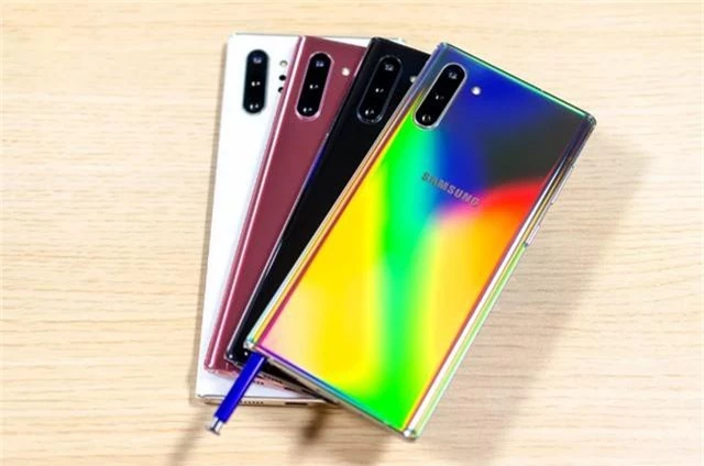 Samsung ra mắt Galaxy Note 10/Note 10+: Màn hình đục lỗ, hỗ trợ 5G, giá từ 949 USD - Ảnh 3. Samsung ra mắt Galaxy Note 10/Note 10+: Màn hình đục lỗ, hỗ trợ 5G, giá từ 949 USD - Ảnh 3.