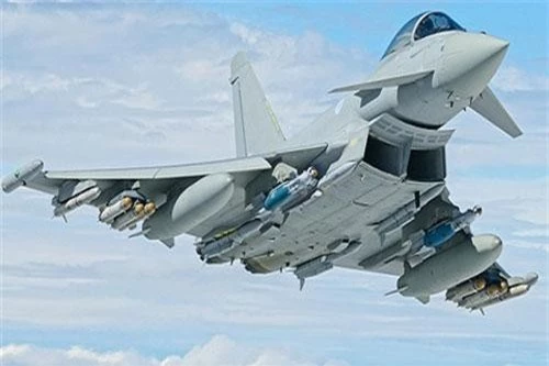 Máy bay Eurofighter Typhoon và tên lửa Brimstone giúp Anh giành được vị trí thứ hai của Nga