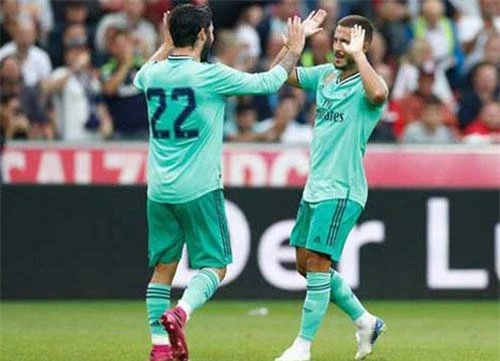 Hazard ghi bàn đầu tiên cho Real Madrid Hazard ghi bàn đầu tiên cho Real Madrid
