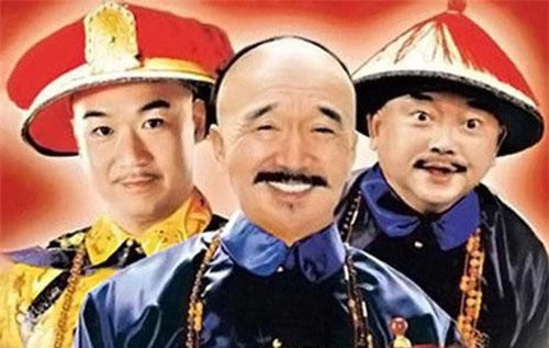 Bộ ba Lý Bảo Điền, Trương Quốc Lập và Vương Cương trong phim Tể tướng Lưu gù.