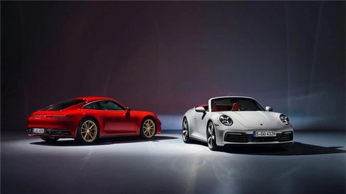 porsche ra mat 911 coupe va 911 convertible hinh 1