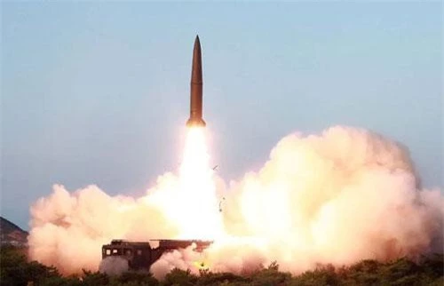 Một vụ phóng tên lửa Triều Tiên hồi tháng 7 (Ảnh minh họa: KCNA)