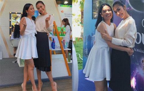 Lần đầu đọ sắc bên đàn em Hoàng Thùy Linh, Hà Tăng khiến fan lo lắng vì thân hình gầy gò quá mức và lộ cả gân