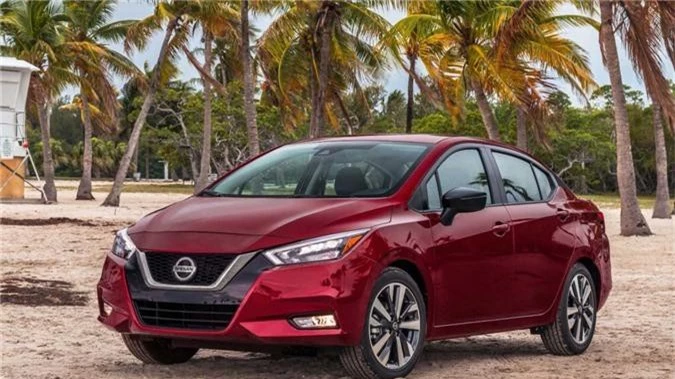 Nissan Versa 2020 có 4 phiên bản, rẻ nhất từ 338 triệu đồng. (Ảnh: Motor1)