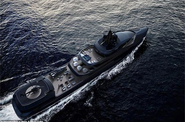 Siêu du thuyền 10 triệu bảng Anh đi vòng quanh thế giới, sở hữu tàu ngầm và máy bay riêng - 2