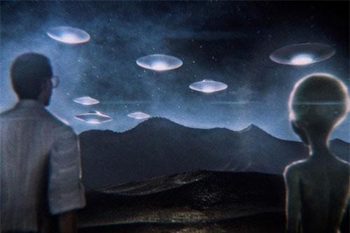 Kinh hoàng trước cảnh tượng kỳ dị như UFO đang đổ bộ xuống Trái Đất