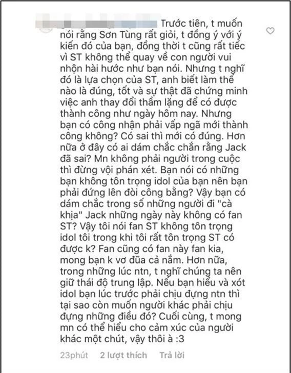 Ồn ào với Quân A.P chưa nguôi, Jack tiếp tục bị cộng đồng Sky tấn công vì thái độ cà khịa với Sơn Tùng M-TP - Ảnh 4.