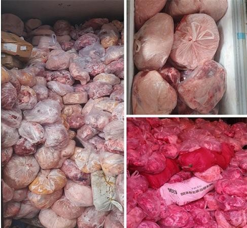 Đồng Nai: Phát hiện 40 tấn thịt gà, heo không rõ nguồn gốc bốc mùi khó chịu 
