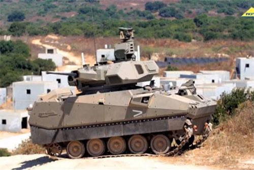 Ngỡ ngàng xe chiến đấu bộ binh tương lai của Israel