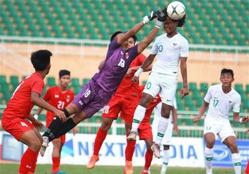 Indonesia và Myanmar giành vé vào bán kết giải U18 Đông Nam Á