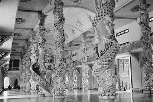 Hình độc về Tòa thánh Tây Ninh năm 1950