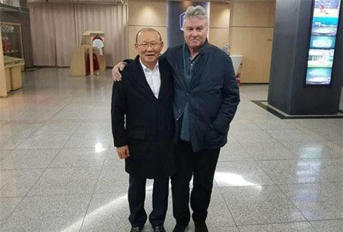 HLV Park Hang Seo dẫn dắt U22 Việt Nam đấu U22 Trung Quốc của Guus Hiddink