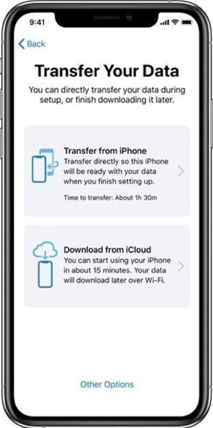Cách chuyển dữ liệu từ iPhone cũ sang iPhone mới bằng tiện ích trên iOS 12.4