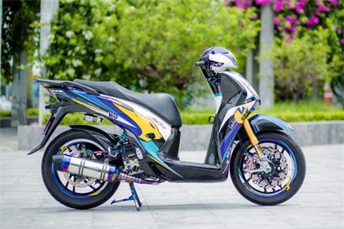 Dân chơi Hà Nội chi 600 triệu 'lột xác' Honda SH 150i