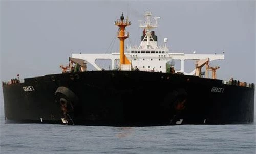 Siêu tàu dầu Grace 1. Ảnh: Reuters.