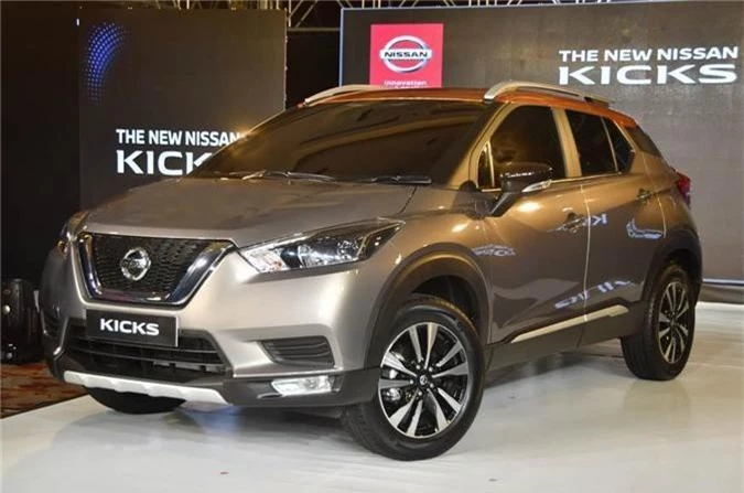 Mẫu crossover Nissan Kicks mới ra mắt thị trường Ấn Độ.