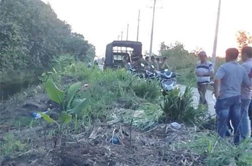 TP.HCM: Nghi án tài xế xe ôm bị sát hại, thi thể nằm dưới mương nước