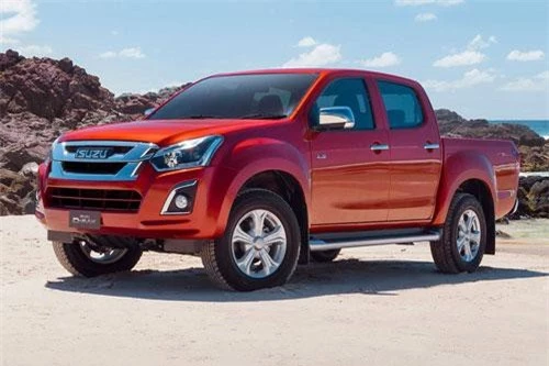 9. Isuzu D-Max (doanh số: 61 chiếc).