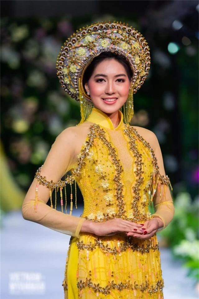Quán quân Mai Giang “tái xuất”, toả sáng trình diễn áo dài cùng Hoa hậu Myanmar - 7
