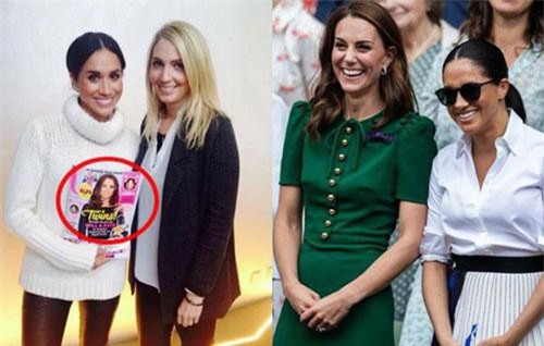 Meghan Markle lộ ảnh quá khứ từng "phát cuồng" vì chị dâu Kate, không ngờ 4 năm sau cả hai trở thành người một nhà