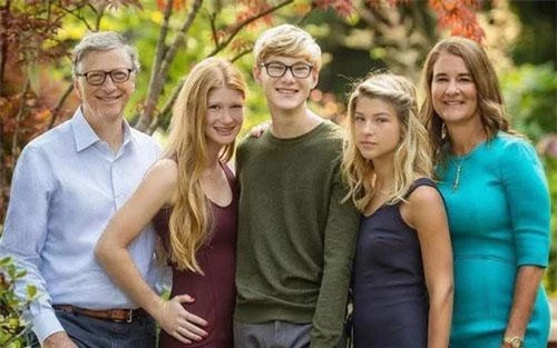 Gia đình tỷ phú Bill Gates