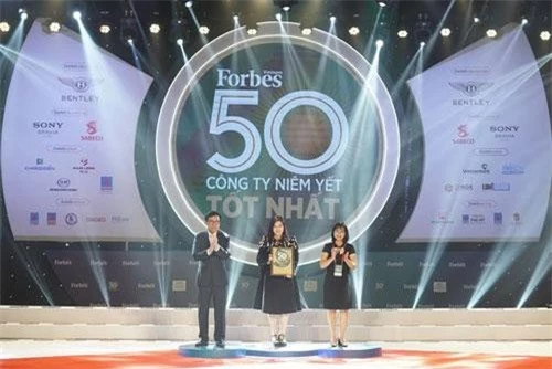 Lễ vinh danh 50 công ty niêm yết tốt nhất Việt Nam 2019.