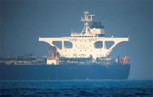 Siêu tàu Grace 1 chở dầu Iran. Ảnh: Reuters.