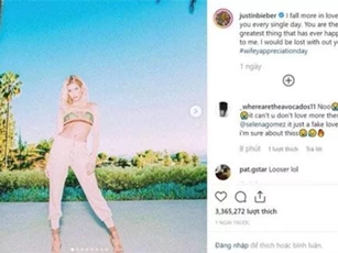 Justin Bieber yêu vợ hơn mỗi ngày
