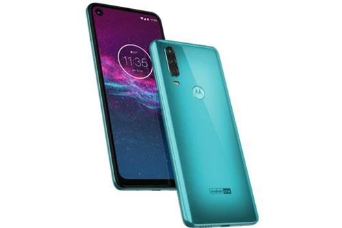 Motorola One Action sở hữu thiết kế với vỏ ngoài được làm từ chất liệu nhựa giả kính. Máy có kích thước 160,1x71,2x9,2 mm, Cân nặng 176 g. 