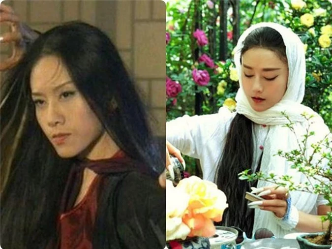 Dương Lệ Bình của gần 20 năm trước với vai diễn Mai Siêu Phong và của hiện tại khi đã bước vào độ tuổi lục tuần.