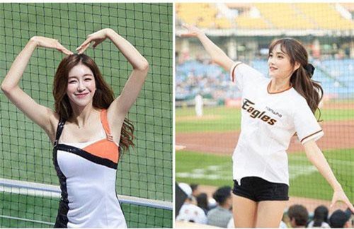 Vẻ đẹp nóng bỏng của các hot girl hoạt náo viên Hàn Quốc, thế này thì khán giả nào chả thích tới sân