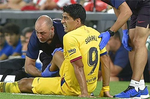 Suarez chấn thương, Barca thiệt đơn thiệt kép sau trận thua Bilbao